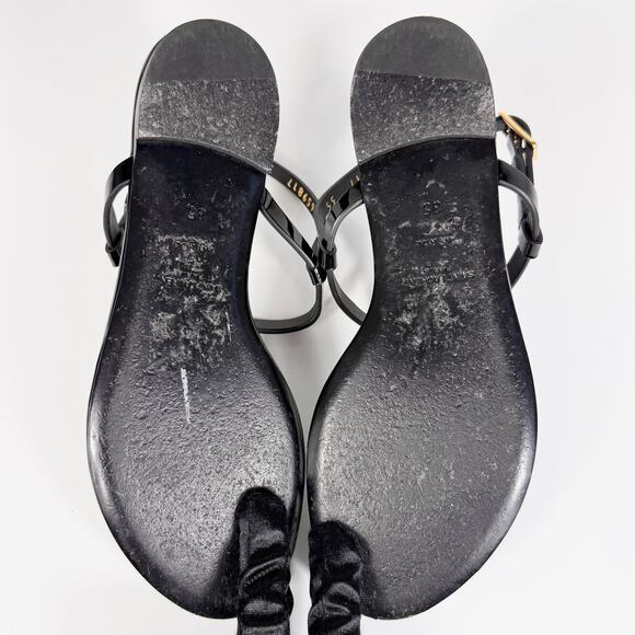 Saint Laurent Cassandra Logo Slingback Sandal - Women’s 5 - Picture 6 of 8